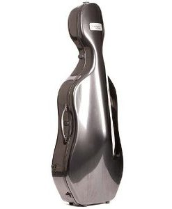 Bam France Hightech Compact Xtra Light 1104XL 4/4 Cello Case with Black Carbon-Look Exterior